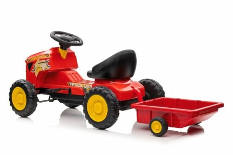 Traktor na pedały G206 czerwony 11905 Lean Toys