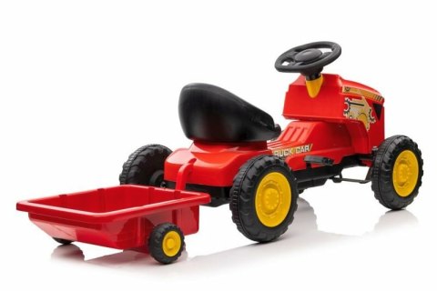 Traktor na pedały G206 czerwony 11905 Lean Toys