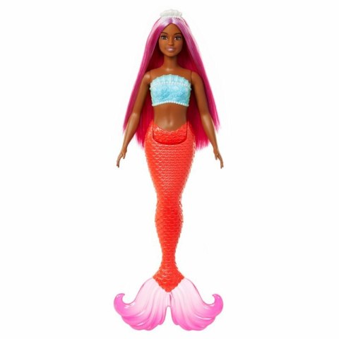 Barbie Lalka Syrenka czerwony ogon HRR04 HRR02 MATTEL