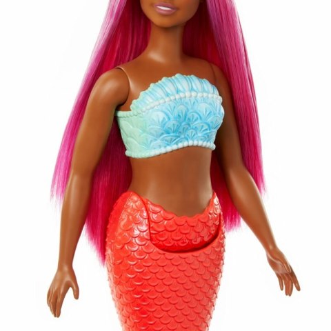 Barbie Lalka Syrenka czerwony ogon HRR04 HRR02 MATTEL