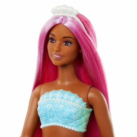 Barbie Lalka Syrenka czerwony ogon HRR04 HRR02 MATTEL