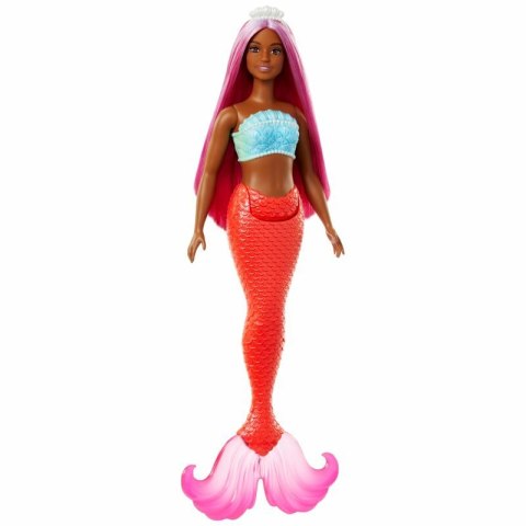 Barbie Lalka Syrenka czerwony ogon HRR04 HRR02 MATTEL