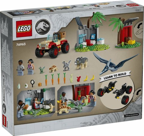 LEGO 76963 JURASSIC WORLD Centrum ratunkowe dla małych dinozaurów p4