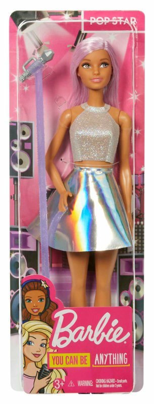 Lalka Barbie Kariera Gwiazda Popu JCW42 MATTEL