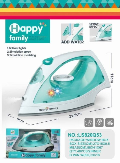 Żelazko na baterie Happy family LS820Q53