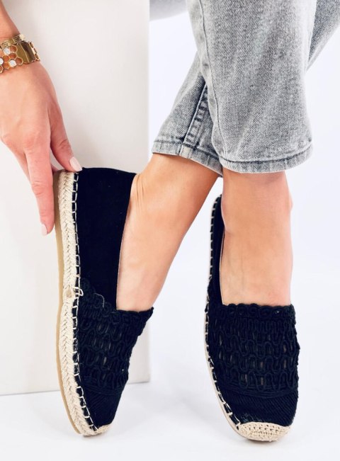 Espadryle damskie ALICESS BLACK - 37 Espadryle damskie ALICESS BLACK - 37