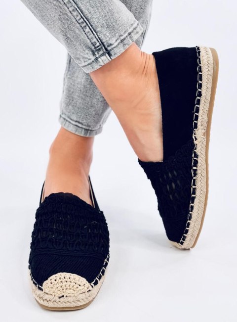 Espadryle damskie ALICESS BLACK - 37 Espadryle damskie ALICESS BLACK - 37