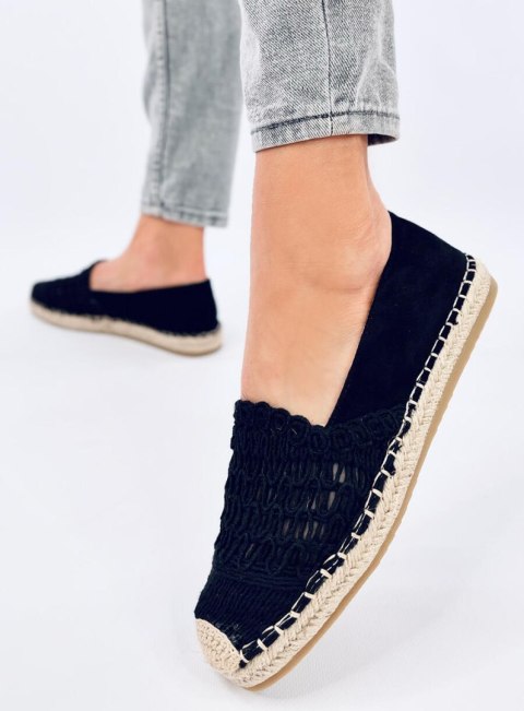 Espadryle damskie ALICESS BLACK - 37 Espadryle damskie ALICESS BLACK - 37