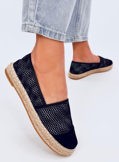 Espadryle damskie ALIKA BLACK - 38 Espadryle damskie ALIKA BLACK - 38
