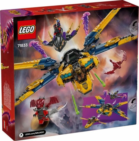 LEGO 71833 NINJAGO Ras i burzowy superodrzutowiec Arina p3