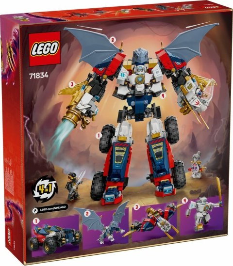 LEGO 71834 NINJAGO Wielofunkcyjny ultramech Zane'a p3