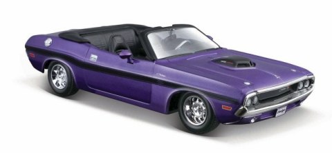 MAISTO 31264-32 Dodge Challenger RT Convertible 1970 fioletowy 1:24 Special Edition