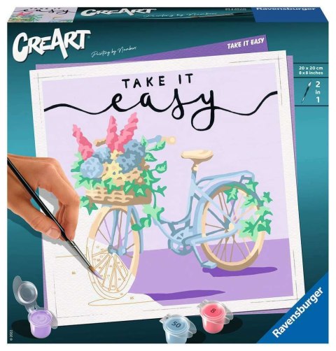 Malowanka CreArt dla dzieci: Take it easy 200993 RAVENSBURGER malowanie po numerach