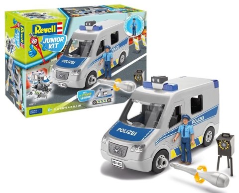 PROMO Revell 00811 Van policyjny do skręcania 1:20 Junior Kit