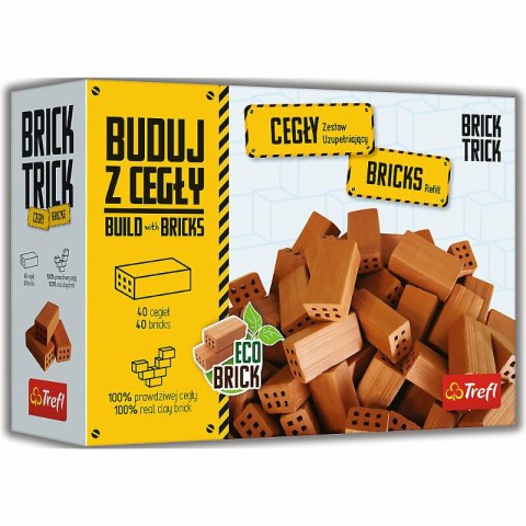 Brick Trick Cegły pełne 40szt Trefl 61553