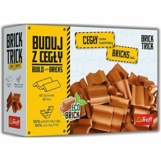 Brick Trick cegły dachówki 40 sztuk 61555 Trefl