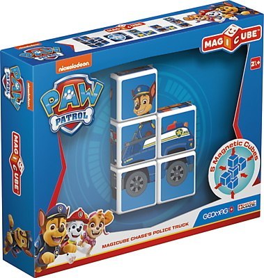 GEOMAG MagiCube Paw Patrol / Psi Patrol - Pojazd Chesa - klocki magnetyczne 5el. G079