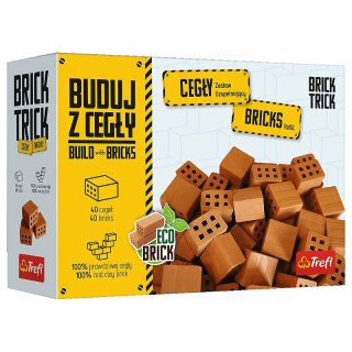 Brick Trick cegły połówki 40 sztuk 61554 Trefl