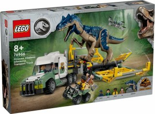 LEGO 76966 JURASSIC WORLD Dinomisje: ciężarówka do transportu allozaura p3