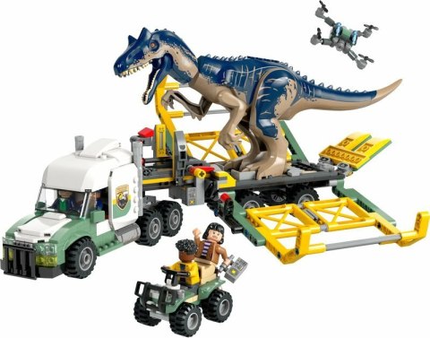 LEGO 76966 JURASSIC WORLD Dinomisje: ciężarówka do transportu allozaura p3