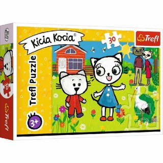 Puzzle 30el Przygody Kici Koci 18264 TREFL p20