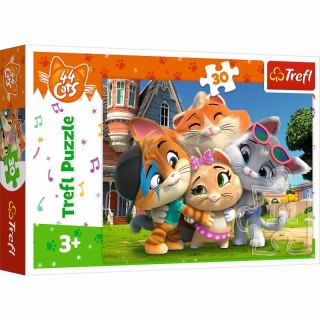 Puzzle 30el Przyjaźń w Kociej krainie 18288 Trefl