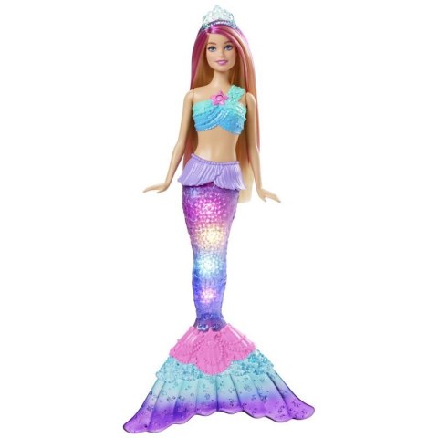 Barbie Lalka Dreamtopia Syrenka migoczące światełka HDJ36 p4 MATTEL