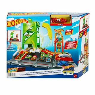 Hot Wheels City Superstacja ładowania samochodów HTN79 MATTEL