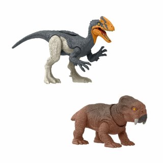 Jurassic World Niebezpieczny dinozaur Guanlong vs Lystrosaurus HTK55 HLN49 MATTEL