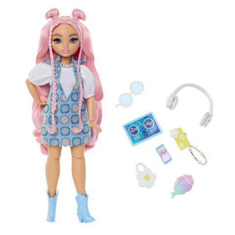 Lalka Barbie Dream Besties Daisy Jean z 9 akcesoriami z motywem muzyki JDD74 MATTEL