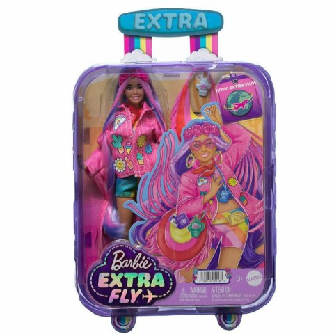 Lalka Barbie Mattel Extra Fly Lalka Hippie HPB15 p4 MATTEL