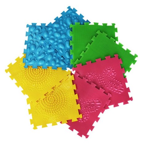 Polesie 62319 Mata do masażu ortopedyczna modułowa ORTHO PUZZLE Pierwsze kroczki