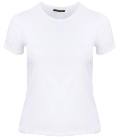 Bluzka koszulka t-shirt top bawełniana (Biały) 2XL/3XL Bluzka koszulka t-shirt top bawełniana (Biały) 2XL/3XL