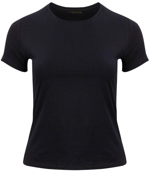 Bluzka koszulka t-shirt top bawełniana (Czarny) 2XL/3XL Bluzka koszulka t-shirt top bawełniana (Czarny) 2XL/3XL