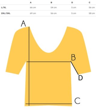 Bluzka koszulka t-shirt top bawełniana (Różowy) 2XL/3XL