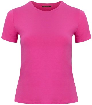 Bluzka koszulka t-shirt top bawełniana (Różowy) 2XL/3XL