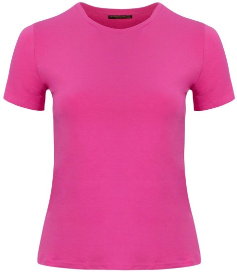 Bluzka koszulka t-shirt top bawełniana (Różowy) 2XL/3XL Bluzka koszulka t-shirt top bawełniana (Różowy) 2XL/3XL