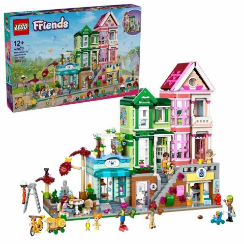 LEGO 42670 FRIENDS Mieszkania i sklepy w mieście Heartlake p1