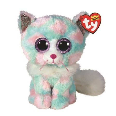 Maskotka TY Beanie Boos OPAL - pastelowy kot 15cm 36376