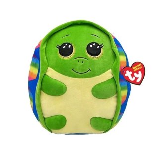 Maskotka-poduszka TY Squishy Beanies SHRUGS żółw tęczowy 30cm 39361