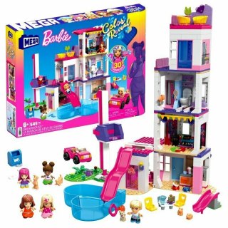 PROMO MEGA BLOKS Barbie Domek Marzeń DreamHouse Zestaw klocków HHM01 p4 MATTEL