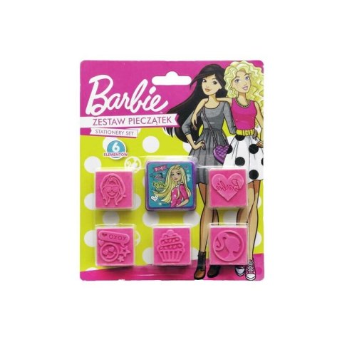 PROMO Zestaw pieczatek Barbie