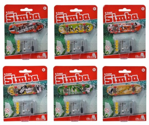 Deskorolka mini 6 wzorów Simba mix cena za 1 szt