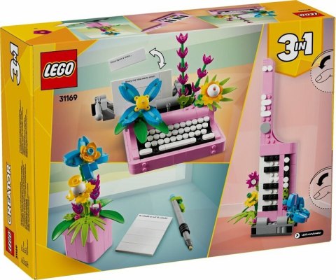 LEGO 31169 CREATOR Maszyna do pisania z kwiatami p3