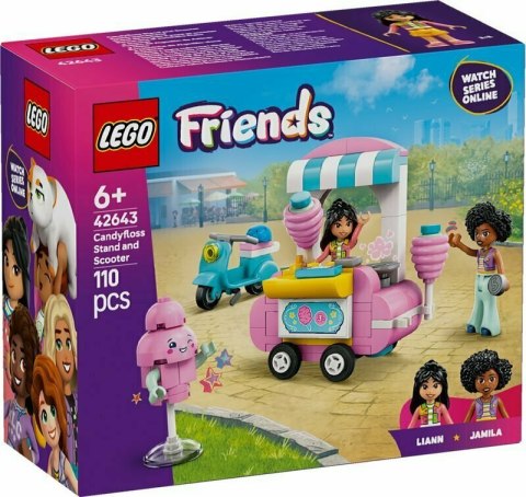 LEGO 42643 FRIENDS Stoisko z watą cukrową i skuter p4