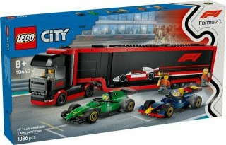 LEGO 60445 CITY F1 Ciężarówka z bolidami RB20 i AMR24 F1 p3