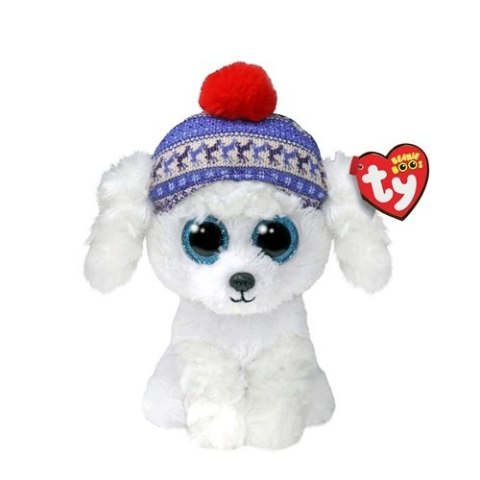 Maskotka Ty Beanie Boos SLEIGHBELL biały pies 15cm 37299