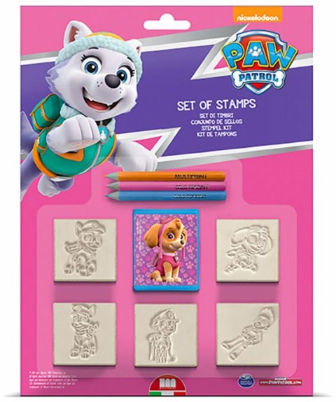 Pieczątki PAW PATROL Psi Patrol blister 5szt 059139 Multiprint