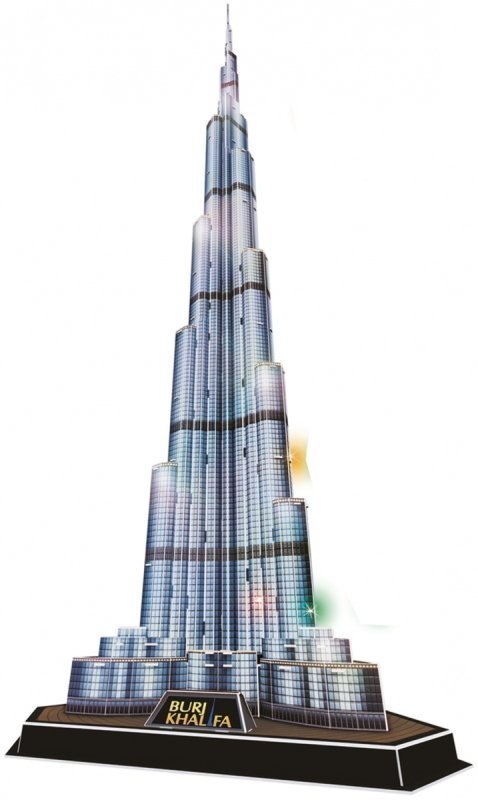 Puzzle 3D LED Burj Khalifa 136el. 20508 DANTE p12 CubicFun