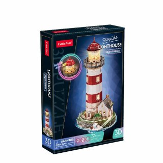 Puzzle 3D Latarnia morska 72el LED L540H Cubic Fun